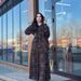 Two Pieces For Women Fashion Hooded Long-sleeve Shirt Leopard Print Pleated Skirt Women's Set_ecoleips.com
