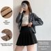 Aria Basics Aria Basics Russian Short Pleated For Women, Winter Half 2026 New Spring And Autumn High-waisted JK Skirt, Slimming A-line Skirt_ecoleips.com