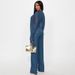 Women's Clothing Women's Sexy Mesh Tulle Top And Slim Fit Trousers Set Long Sleeved Neck Tie Up Style Clothing_ecoleips.com