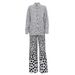 Women's Clothing Polka Dot Print Drape Two Piece Suit Loose Lazy Long Sleeved Shirt Wide Leg Pants Fashion Suit_ecoleips.com