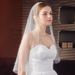 3M Pearl-Embellished Single-Layer Wedding Veil With Comb – Cathedral Length Bridal Accessory For Vintage & Boho Brides (Ivory/White)_ecoleips.com