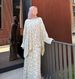 Women's Clothing Muslim Women's Bat Shirt Top Sweet Print Skirt Two Piece Set_ecoleips.com