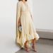 Women's Clothing Luxury Cape Style Long Skirt New Sexy Fashion V Neck Ruffled Temperament Dress Dress_ecoleips.com