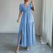 Women's Clothing Deep V High End Dress Women's Clothing Spring And Summer Skirt Fairy_ecoleips.com