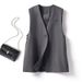 Women's Chic Sleeveless Jacket Spring Autumn Style Suit Vest Layered Outerwear 2026 New Fashion_ecoleips.com