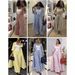 New Women's Three Piece Set Mid Length Fashion Striped Long Sleeved Shirt Plus Size_ecoleips.com