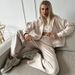 European And American Cross-border Fashion Sports Cotton For Women, Solid Color Long-sleeve Zip-up Hoodie With_ecoleips.com