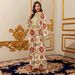 Women's Clothing Women's Dress One Size Fashion Long Dress Printed Lace V Neck Dress_ecoleips.com