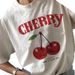 100% Cotton Sweet Fresh Print Outerwear Youthful Loose Slimming Personality Casual Comfortable Round Neck Short Sleeve_ecoleips.com