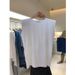 Solid Color Round Neck Loose Sleeveless T-shirt Women's Summer Thin Casual Vest Top_ecoleips.com