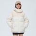 Unisex Winter down Jacket Thickened Short Hooded Warm Top Couple Style White Duck down Outerwear Archer0603 YR5816P180_ecoleips.com