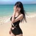 New Women's Swimsuit Bikini Slimming Concealing Tummy Sexy Hollowed Out Backless One Piece Small Bust Support For Hot Spring Resorts_ecoleips.com
