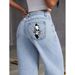 Women's Clothing Retro High Waist Wide Leg Jeans For Women – Vintage Loose Fit Straight Denim Pants With Stretch, Comfort Cotton, Casual Street Style_ecoleips.com