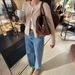 DiYun European And American Vacation Buttoned Knit Shirt Sweater Coat Women's Clothing 2025 Fall/Winter_ecoleips.com