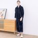 Aria Basics Women's Flannel Robe Autumn Winter, Thickened Extended, With Zipper, Loose-fitting Plus-size Bathrobe For Couples,_ecoleips.com