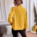 Women's Elegant Solid Color Blouse – Oversized Long Sleeve Button-Down Shirt For Casual & Office (S-Xxl, 7 Colors)_ecoleips.com