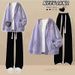 Korean Streetwear Hoodie & Jogger Set For Women – Oversized Fleece-Lined Two-Piece (Beige/Black/Purple/Green, XS-XL) | Trendy Anime Print_ecoleips.com