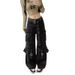 Women's Straight Leg Wide Leg Jeans American Retro High Street Workwear Casual Pants Fashionable Trendy Trousers 2024_ecoleips.com