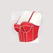 Lu Qiuguo Women's Strapless Bra, Slim-Fit French Fishbone Sexy Corset With Straps DB1276_ecoleips.com