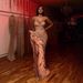 Glamorous V-Neck Sequin Fringe Hem Bodycon Dress – Elegant Pink Evening Gown For Parties & Prom (S-XL, Stretch Polyester, Figure-Hugging Silhouette)_ecoleips.com