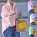 Women's Clothing Popular Spring And Summer Women's Long-sleeved Shirts Street Fashion Loose Solid Color Large Size Shirts For Women_ecoleips.com
