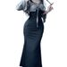 New Halter Neck Bodycon Dress For Women, Autumn Hot Girl Little Mom Dress, Pure Desire Slimming Outerwear, Gray Top_ecoleips.com