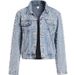 Women's Embroidered Rhinestone Denim Jacket – Slim Fit Bling Coat, Trendy Fall Fashion, Comfortable Stretch Cotton, Plus Size Available (S-5XL)_ecoleips.com