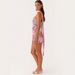 Women's Clothing New Tube Top Chiffon Print Tight Dress_ecoleips.com