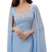 Women's Clothing Middle East High End Luxury Fashion Beading Hot Diamond Foreign Trade Chiffon Dress_ecoleips.com