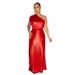 Women's Clothing Fashion Slant Collar Sleeveless Slim Pleated Dress_ecoleips.com