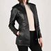 PU Leather Jacket Jacket Stand Up Collar Long Sleeved Vintage Fashion Gothic Women_ecoleips.com