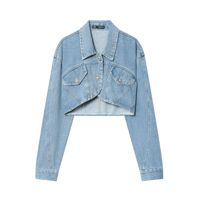 Spring New Arrival Women's Fashionable Casual Loose Short Denim Jacket European American Style Versatile 2026 6688024_ecoleips.com