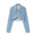Spring New Arrival Women's Fashionable Casual Loose Short Denim Jacket European American Style Versatile 2026 6688024_ecoleips.com
