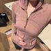 Sun Protection Top – Breathable Yoga Jacket With Upf Cover & Zippered Front (Sizes 2-7) Flattering Silhouette_ecoleips.com