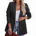 Cross-border European American Women's Slim-fit Blazer Commuting, Autumn And Winter Suit Jacket, Elegant For The_ecoleips.com