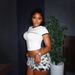 Summer Women's Sexy Hip Hugging Half Skirt Set Color Block Fur Design Fashion Unique Clothing_ecoleips.com