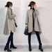Women's Clothing Spring And Autumn Hot Sale Fashion Stand Collar Zipper Irregular Coat Mid Length Coat_ecoleips.com