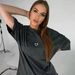 American Retro Washed Black Summer New Fashion Sweet Printed Versatile 100% Cotton Short Sleeve T-Shirt Trend_ecoleips.com