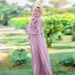 Verve M189#Non-Rhinestone Seven-Color Women's Muslim Robe Malay Indonesian Dress With Headscarf_ecoleips.com