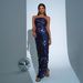 European And American Women's New High End Wrapped Chest One Shoulder Hip Wrapped Sequined Banquet Fishtail Evening Dress_ecoleips.com