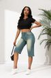 Women's Straight Leg Jeans Mid-Length Casual Loose Fit European American Fashion Summer New 2026_ecoleips.com