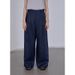 Suitable For All Seasons CLEAN SPACE Relaxed Wide-Leg 2025 New Draped High-Waist Versatile Casual Pants For Women 53996_ecoleips.com