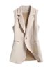 Women's Clothing sleeveless suit vest women's loose coat new high-end waistcoat vest _ecoleips.com