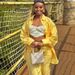 Women's Clothing Spring New Fashion Yellow Striped Shirt Wide Leg Trousers Casual Suit_ecoleips.com