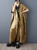 Oversized Vintage Dresses For Women Summer New V-Neck Short Sleeve Loose Casual Long Ladies Dress Fashion Elegant Clothing 2026_ecoleips.com