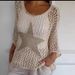 Women's Clothing Five Star Round Neck Sweater Female Commuting Elegant Three Quarter Sleeve Top Air Conditioning Shirt_ecoleips.com