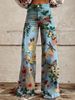 Women's Thin Anti-Denim Wide Leg Pants 3D Trendy Bell Bottom for Autumn Winter Hot Selling One Piece Casual Denim_ecoleips.com