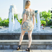 Women Mini Dresses Summer Fashion Female Vestidos Print Floral Chiffon Dresses Shirring Pleated Short Puffy Sleeve Casual Dress_ecoleips.com