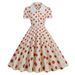 Retro Hepburn Style Women's Dress Perfect For Photoshoots Commuting Girls' Parties Picnics And Outings_ecoleips.com