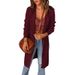 Fashionable Autumn And Winter Solid-Color Hooded Jackets, Mid-Length Women's Shirts, Long-Sleeved Sweaters_ecoleips.com